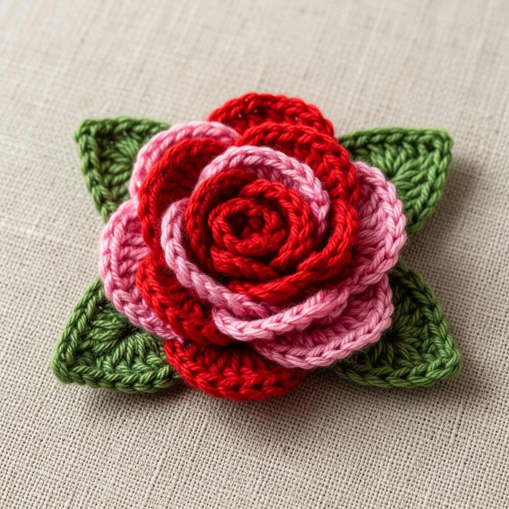 Free Crochet Rose Pattern – Easy Flower Tutorial